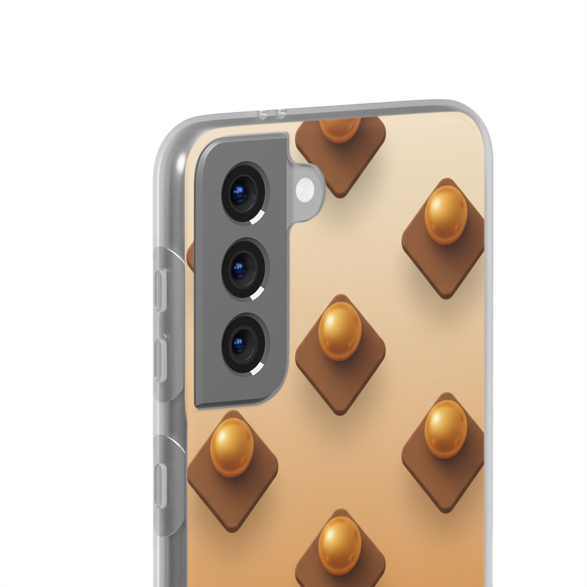 Chic Gold Stud | Galaxy Clear Case