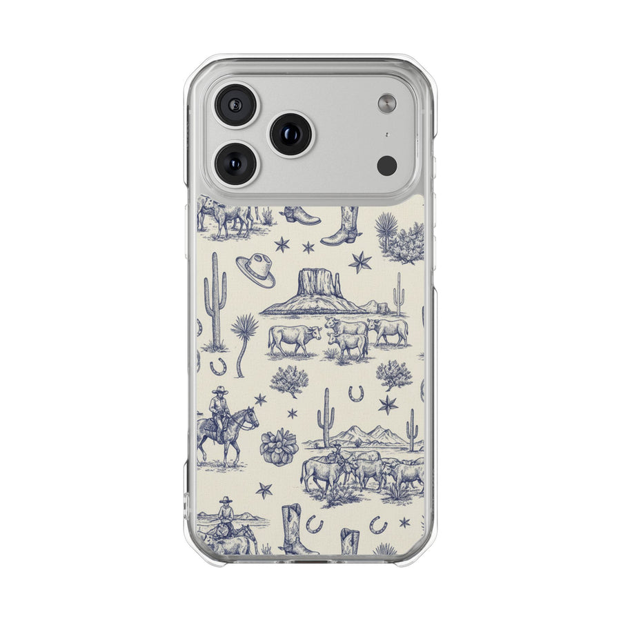 Whimsical Toile | Clear MagSafe Case