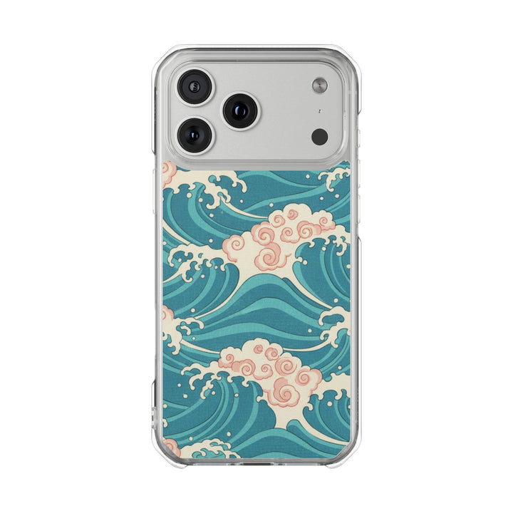 Ocean Crest | Clear MagSafe Case