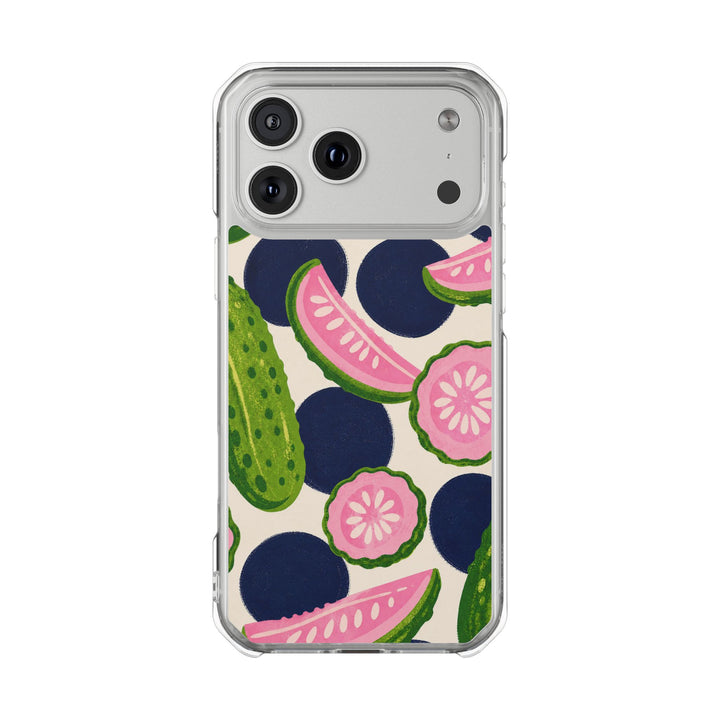 Polka Pickles phone case design