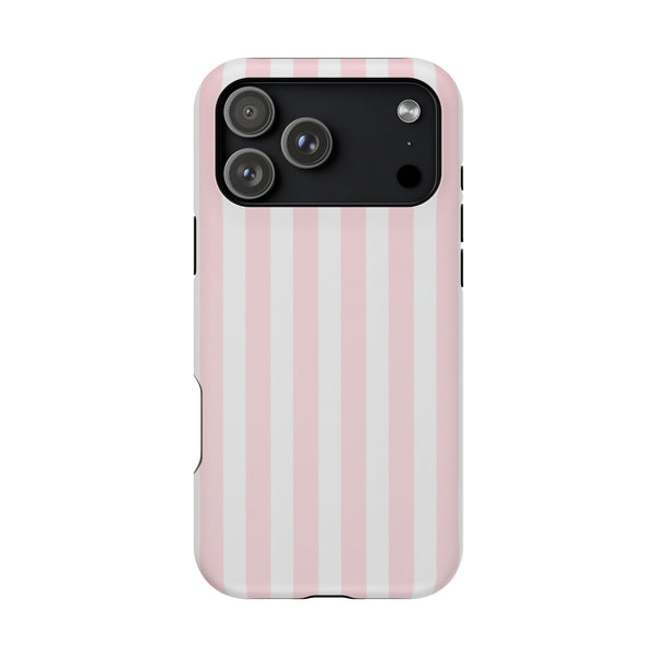 Blush Pink Stripe | Tough MagSafe Case