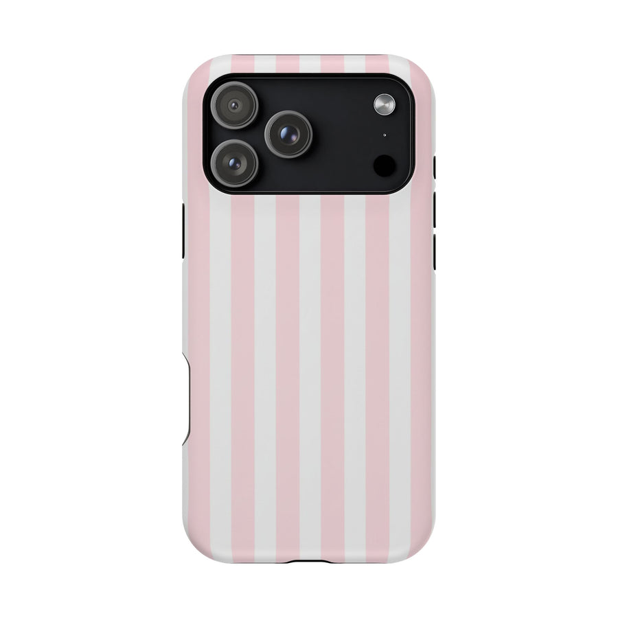 Blush Pink Stripe | Tough MagSafe Case