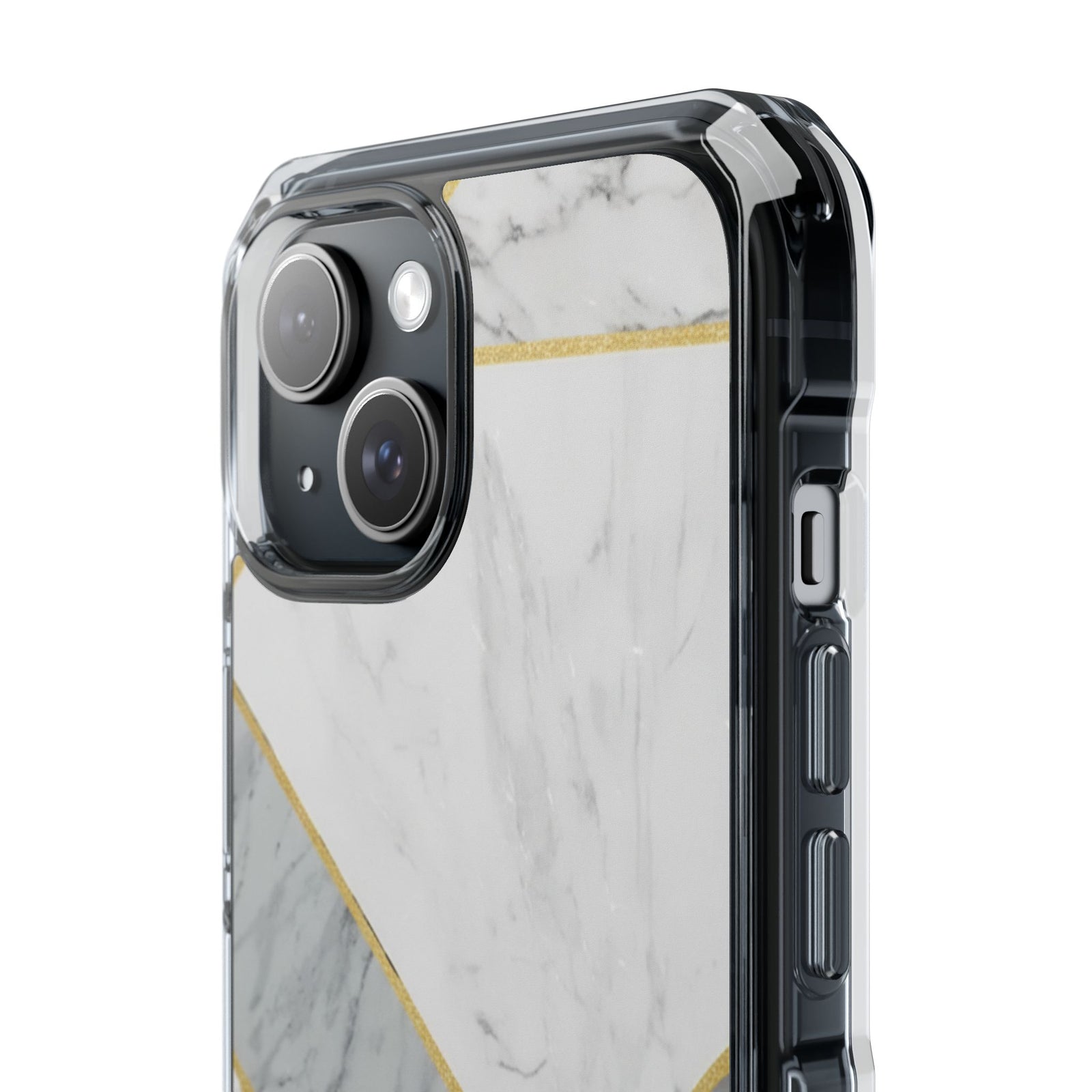 Coral Orbit | Clear MagSafe Case