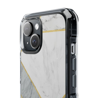 Coral Orbit | Clear MagSafe Case
