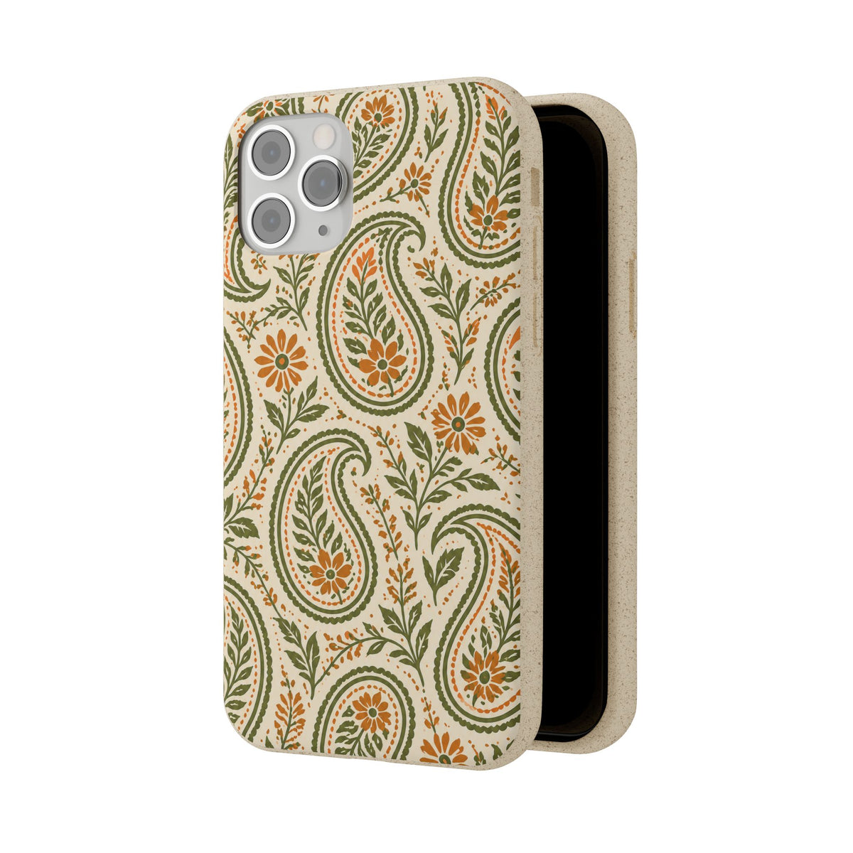 Olive Paisley | Biodegradable Case — product image 30