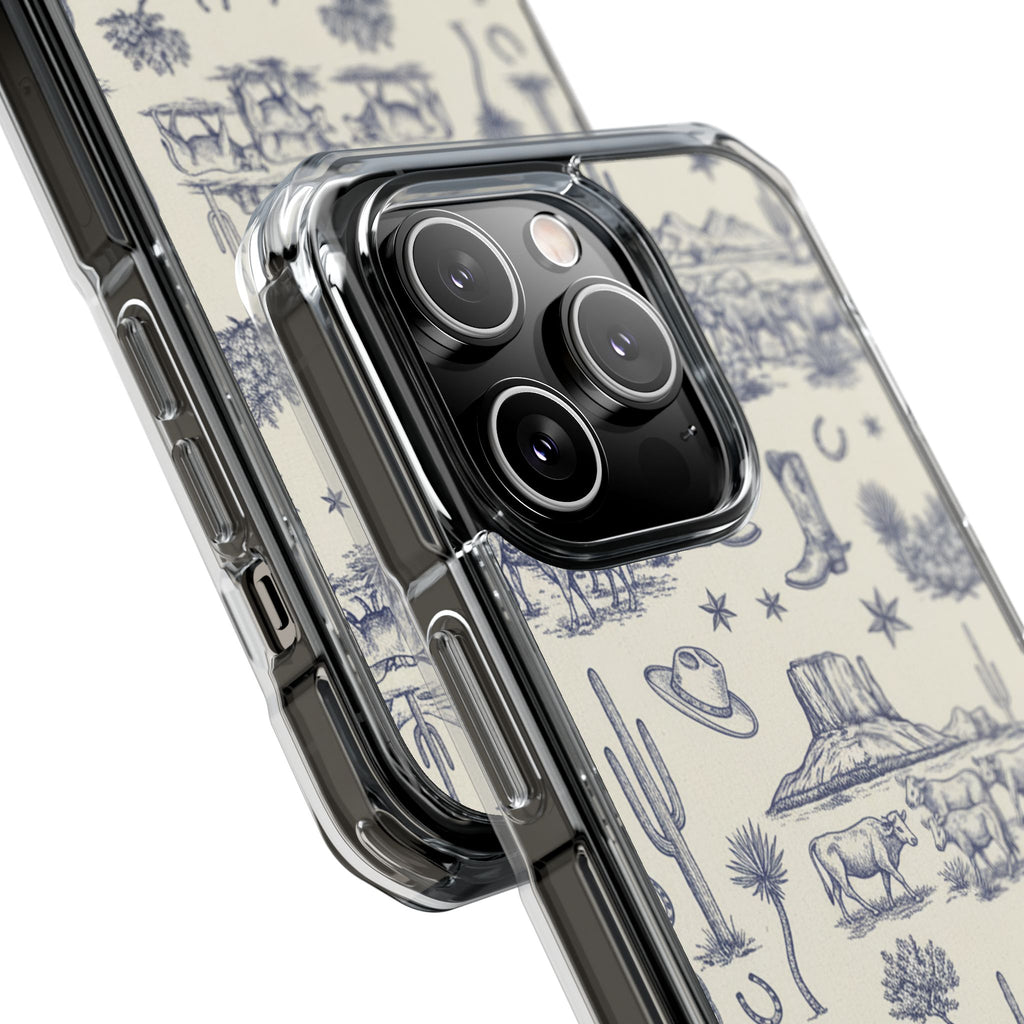 Whimsical Toile | Clear MagSafe Case