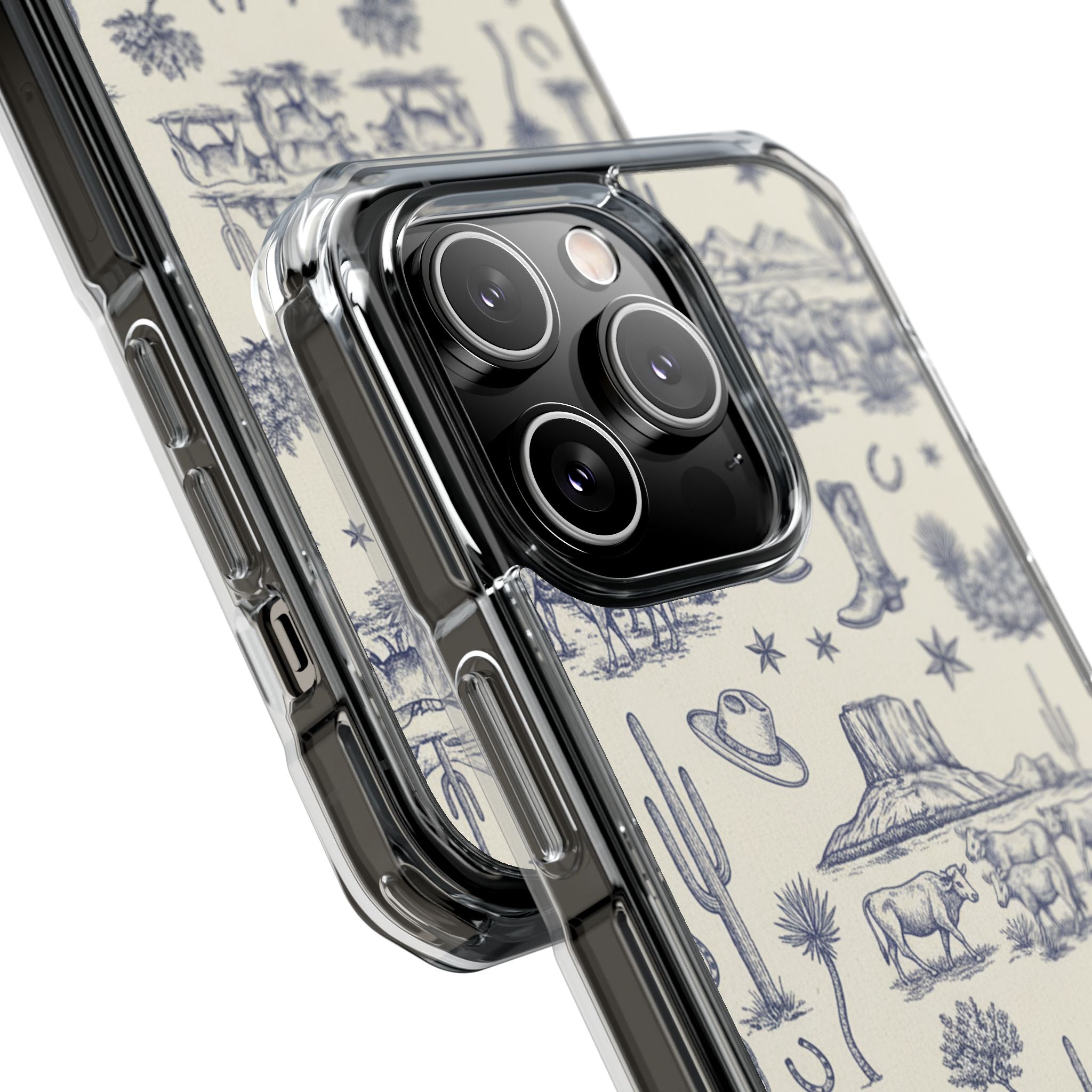 Whimsical Toile | Clear MagSafe Case