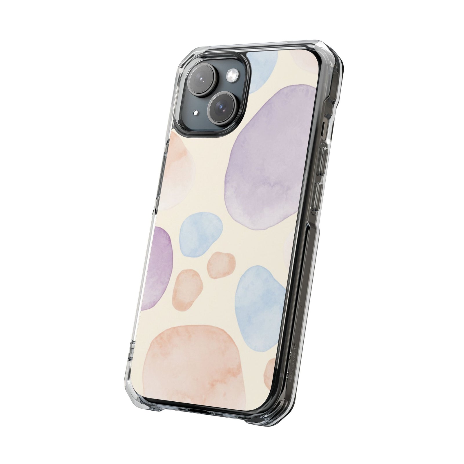Pastel Pebbles | Clear MagSafe Case