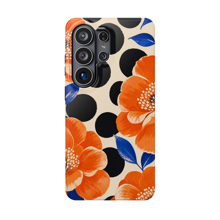 Polka Camellias | Tough MagSafe Case