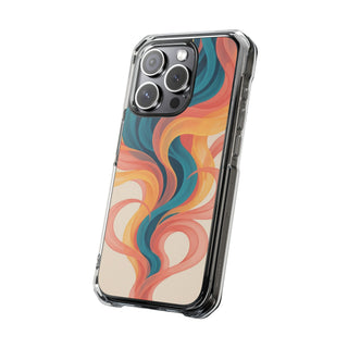 Retro Flame | Clear MagSafe Case