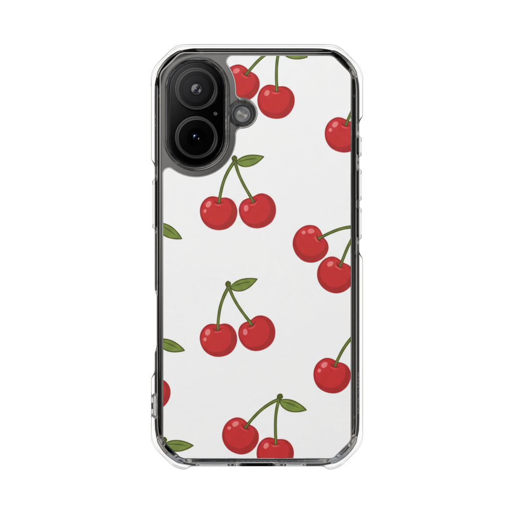 Cherry Picnic | Clear MagSafe Case