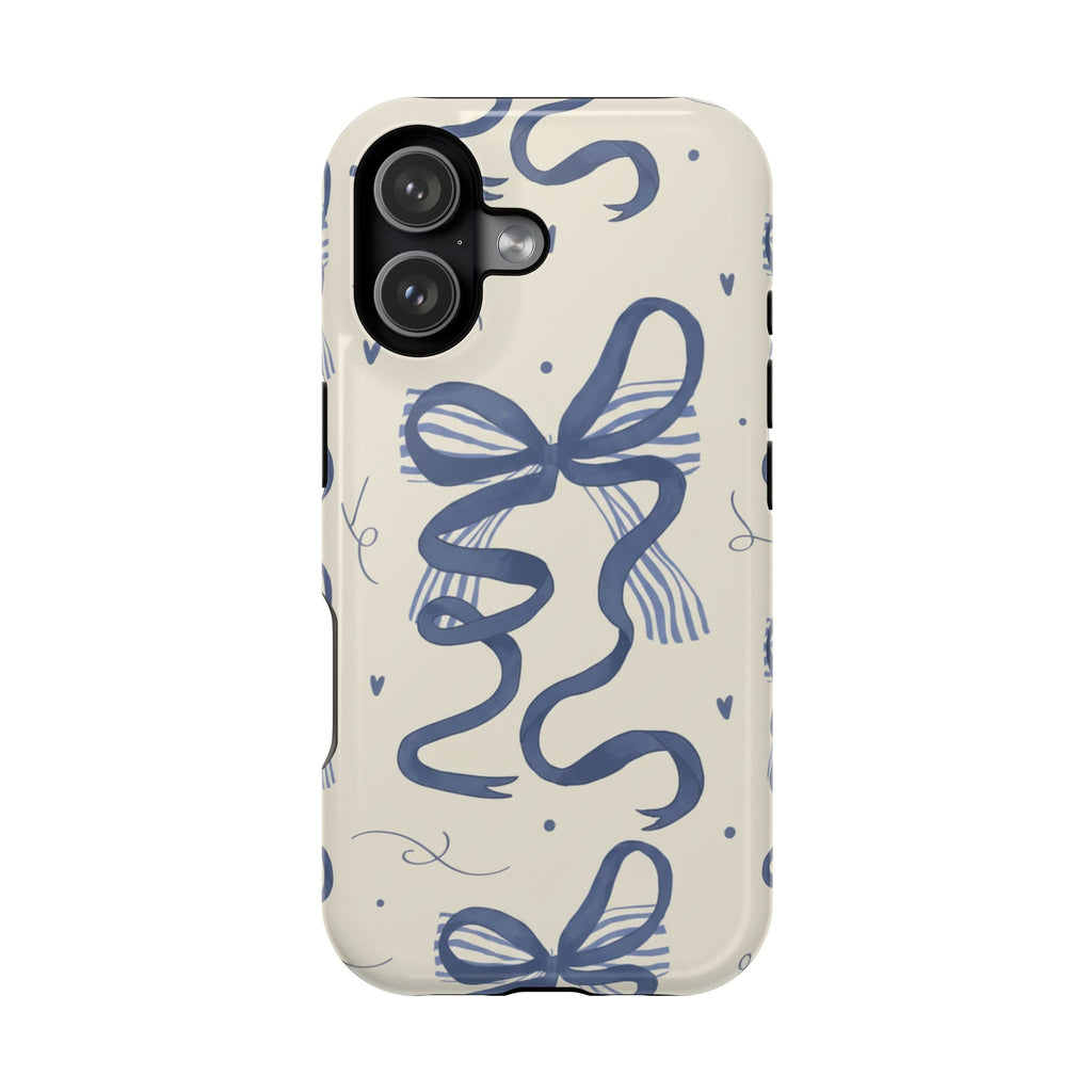 Indigo Ribbon | Tough MagSafe Case