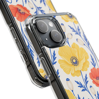 Butter Poppies | Clear MagSafe Case — product image 18
