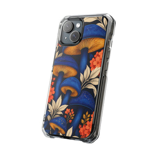Cobalt Mushrooms | Clear MagSafe Case — product image 17