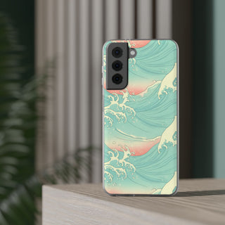 Seafoam Waves | Clear Case