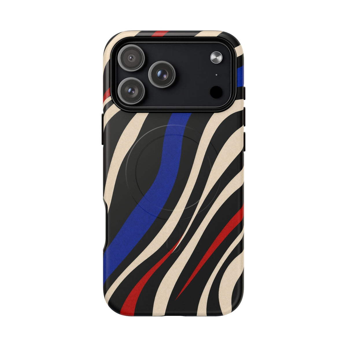 Zebra Rush | Tough MagSafe Case — product front view