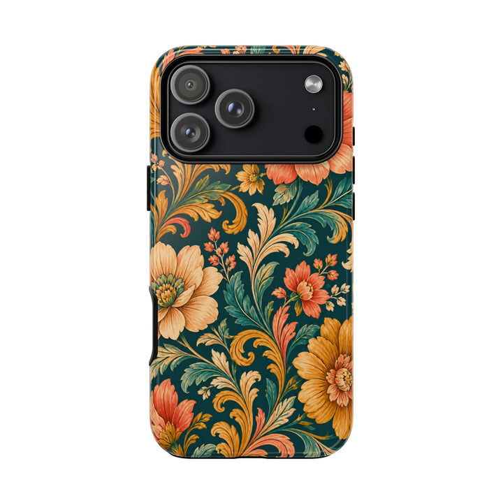 Baroque Bloom phone case design