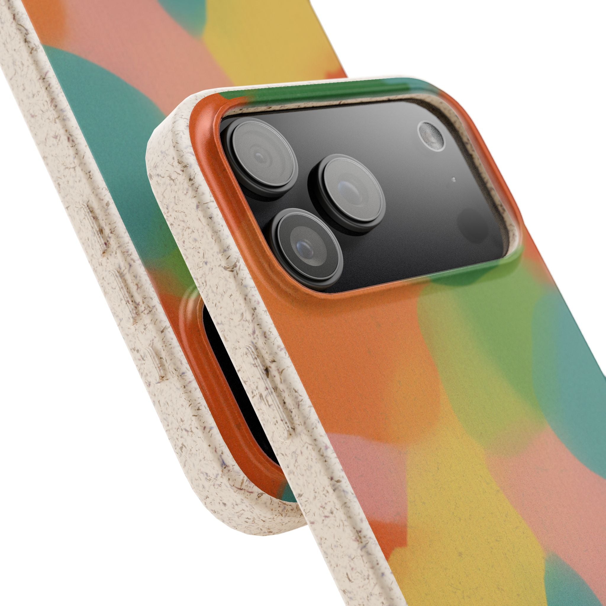 Coral Mosaic abstract biodegradable case design