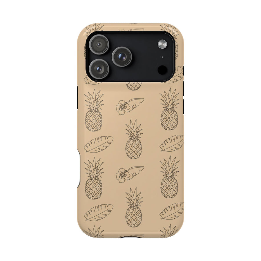 Neutral Pineapple | Tough MagSafe Case
