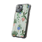 Cocoa Bloom | Clear MagSafe Case