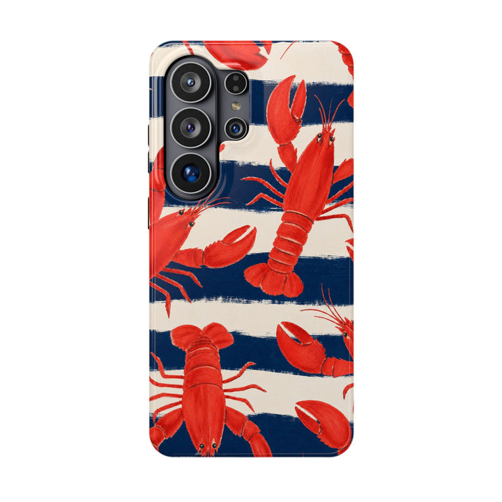 Lobster Stripe phone case design