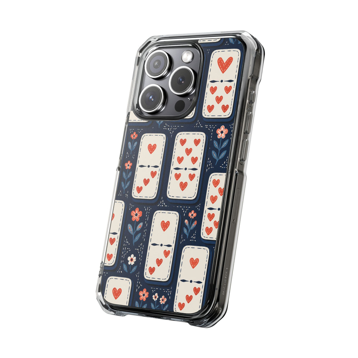 Heart Dominoes | Clear MagSafe Case — product image 20