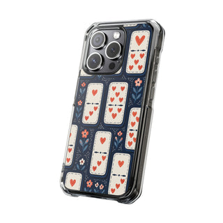 Heart Dominoes | Clear MagSafe Case — product image 20