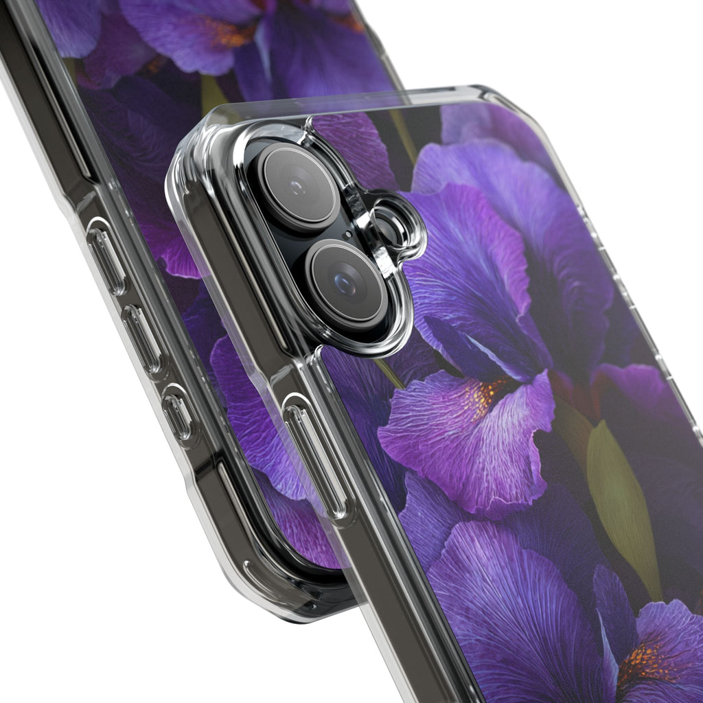 Purple Iris | Clear MagSafe Case
