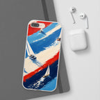 Regatta Stripes | Frosted Clear Case — product image 56