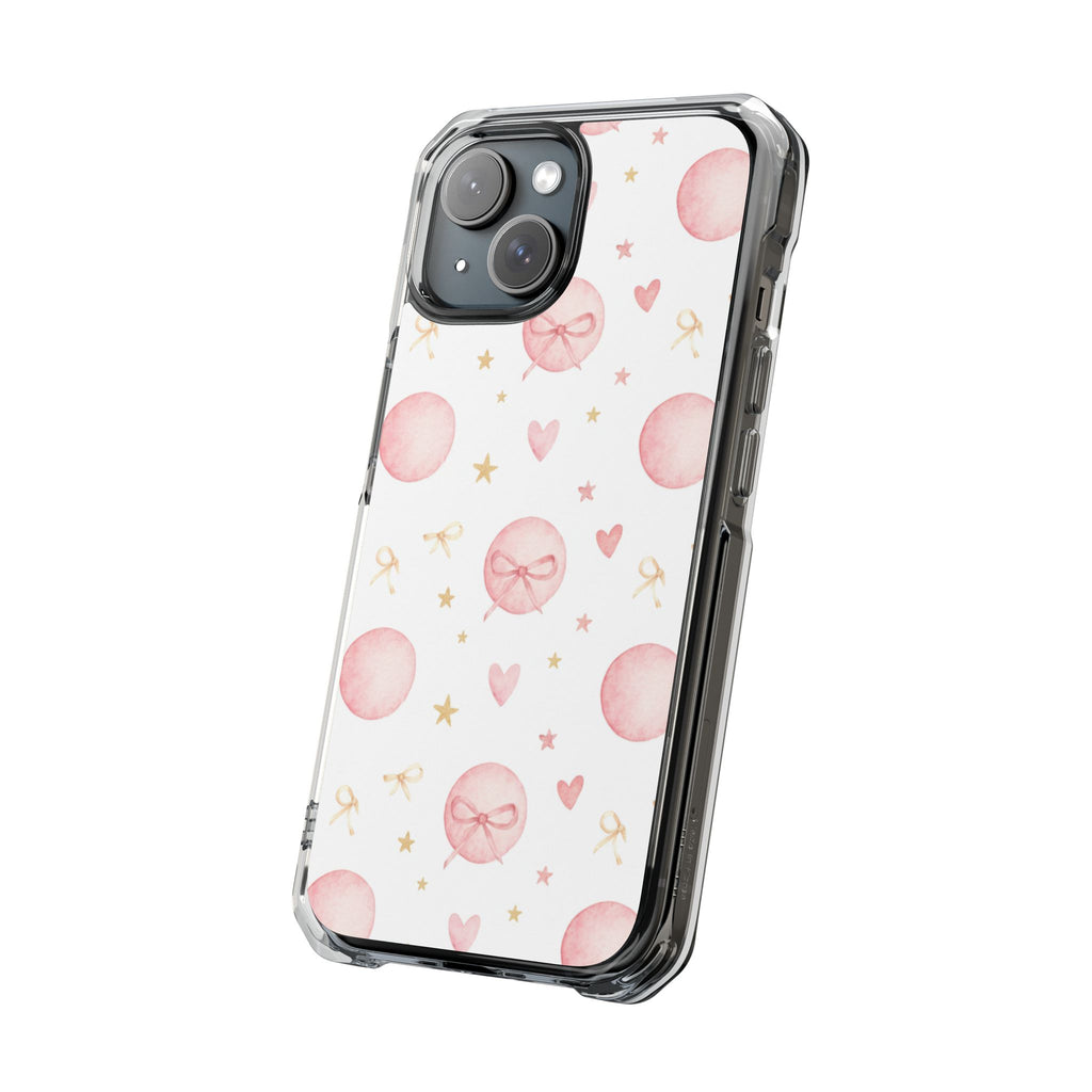 Pink Bows | Clear MagSafe Case