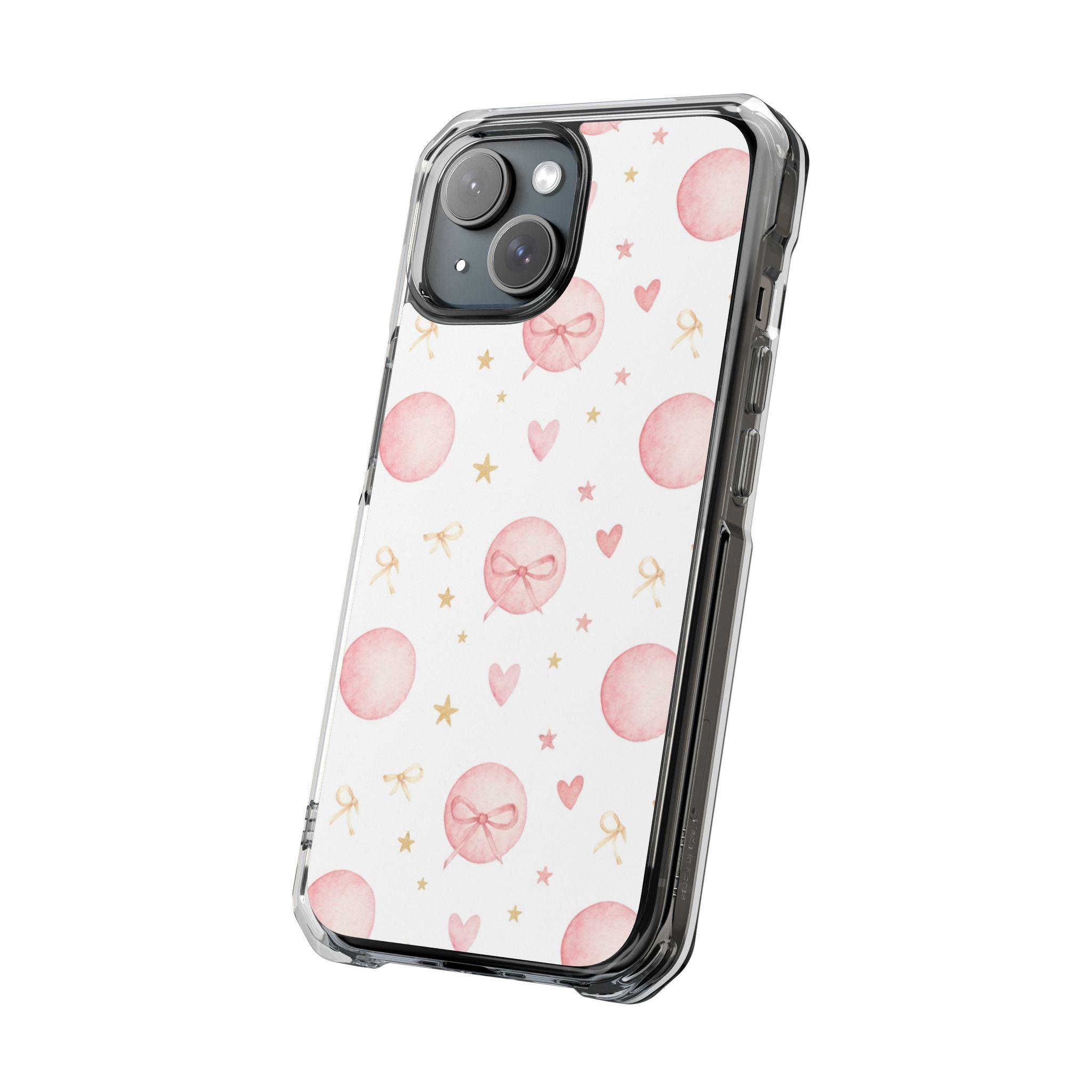 Pink Bows | Clear MagSafe Case