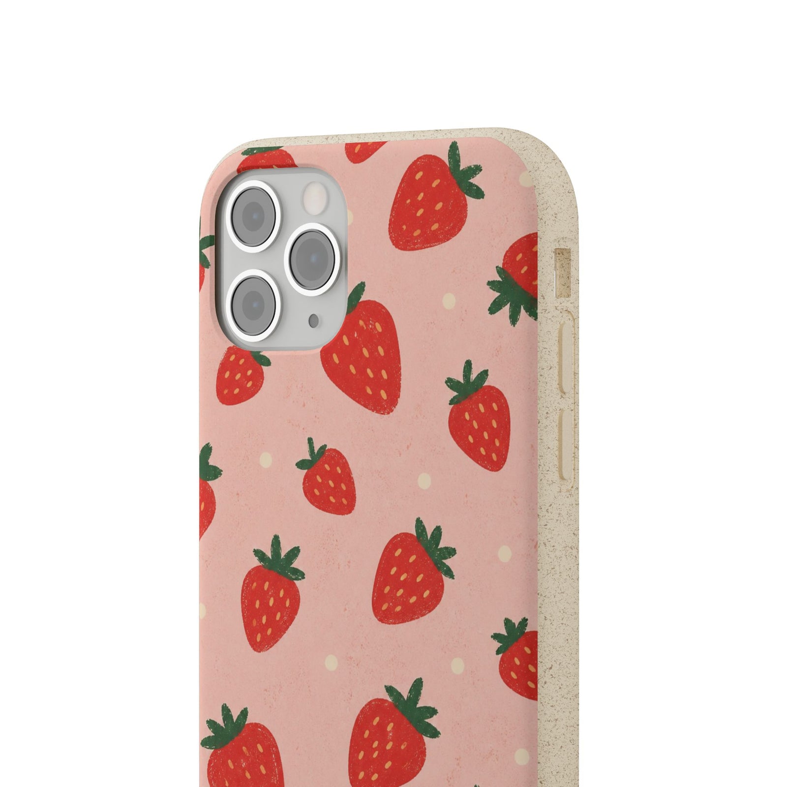 Blush Strawberries | Biodegradable Case