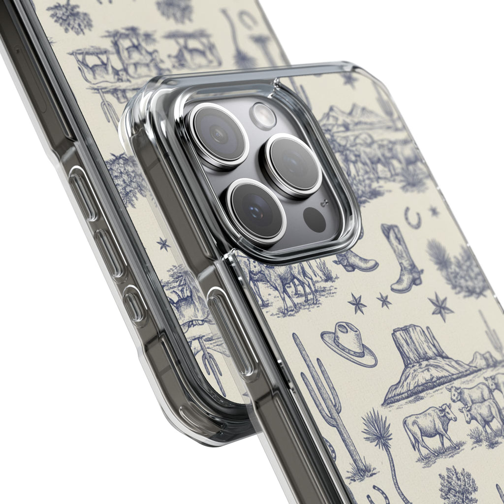 Whimsical Toile | Clear MagSafe Case