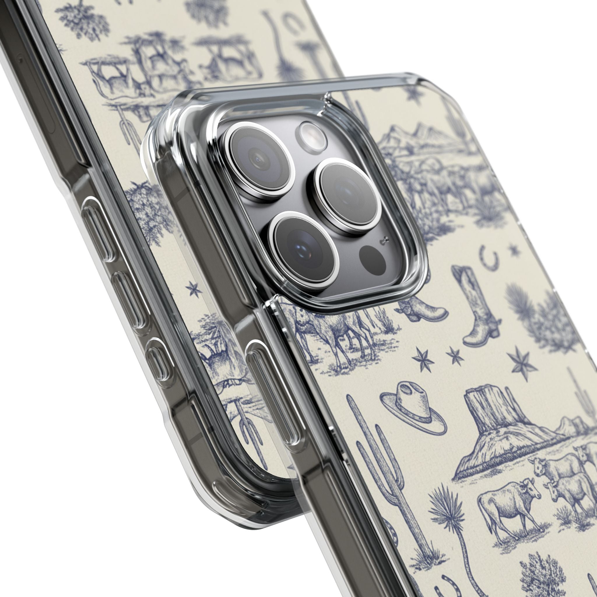 Whimsical Toile | Clear MagSafe Case