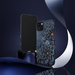 Denim Dahlia | Tough Case