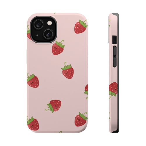 Blush Strawberry | Tough MagSafe Case