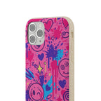Cloudy Cherry | Biodegradable Case