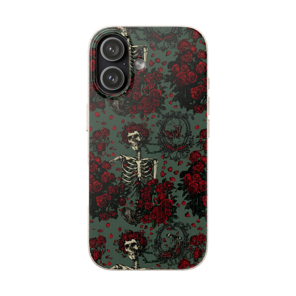 Gothic Floral Skeleton | Biodegradable Case