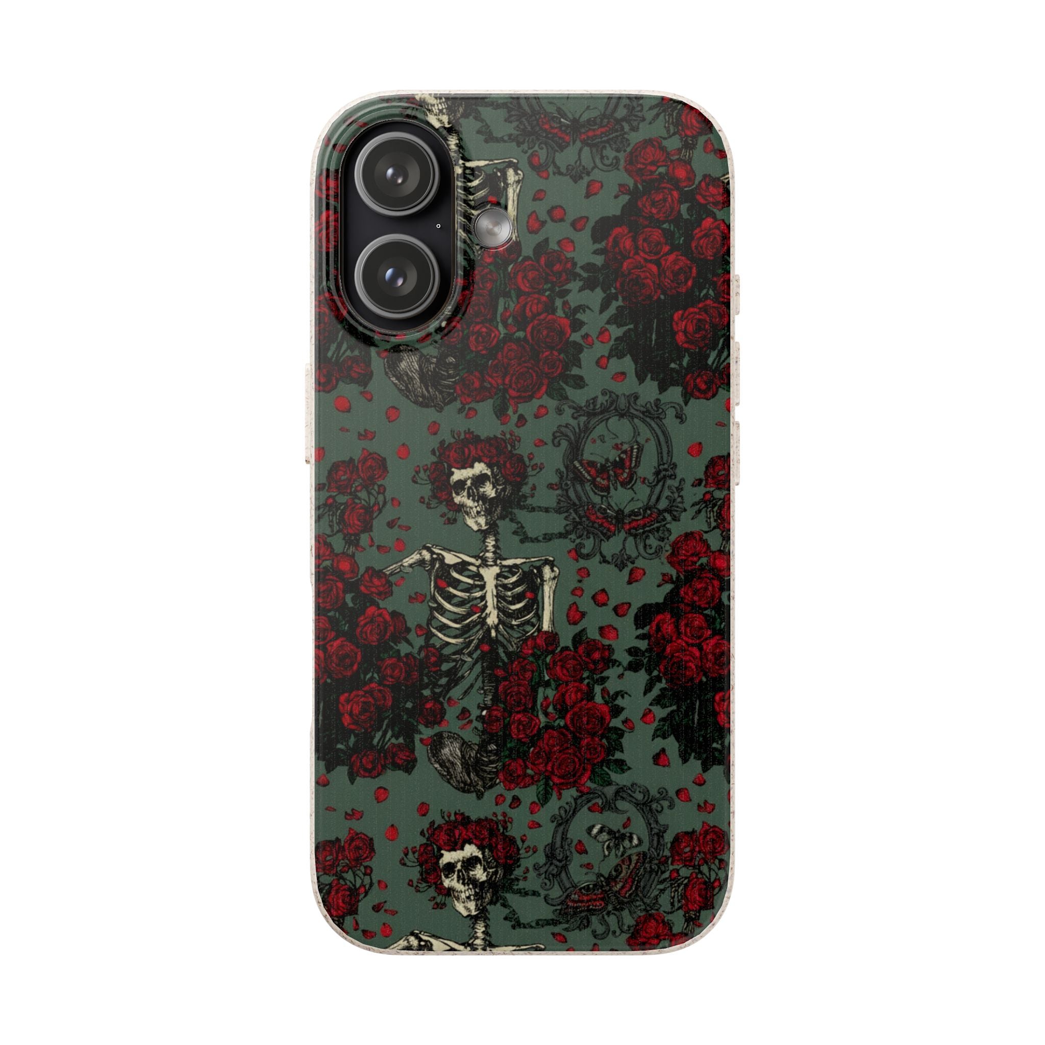 Gothic Floral Skeleton | Biodegradable Case
