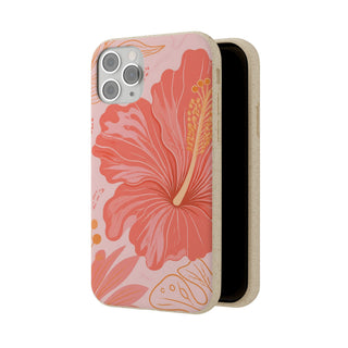 Coral Hibiscus | Biodegradable Case — product image 30