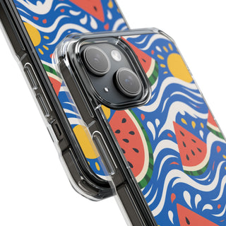 Watermelon Waves | Clear MagSafe Case — product image 18