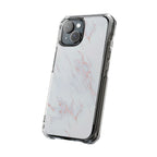 Blush Marble | Clear MagSafe Case
