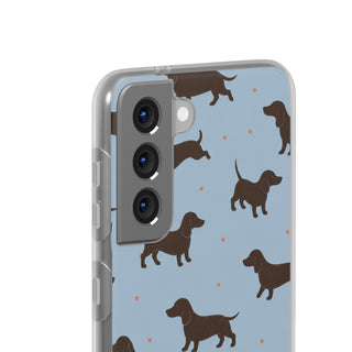 Powder Dachshunds | Clear Case