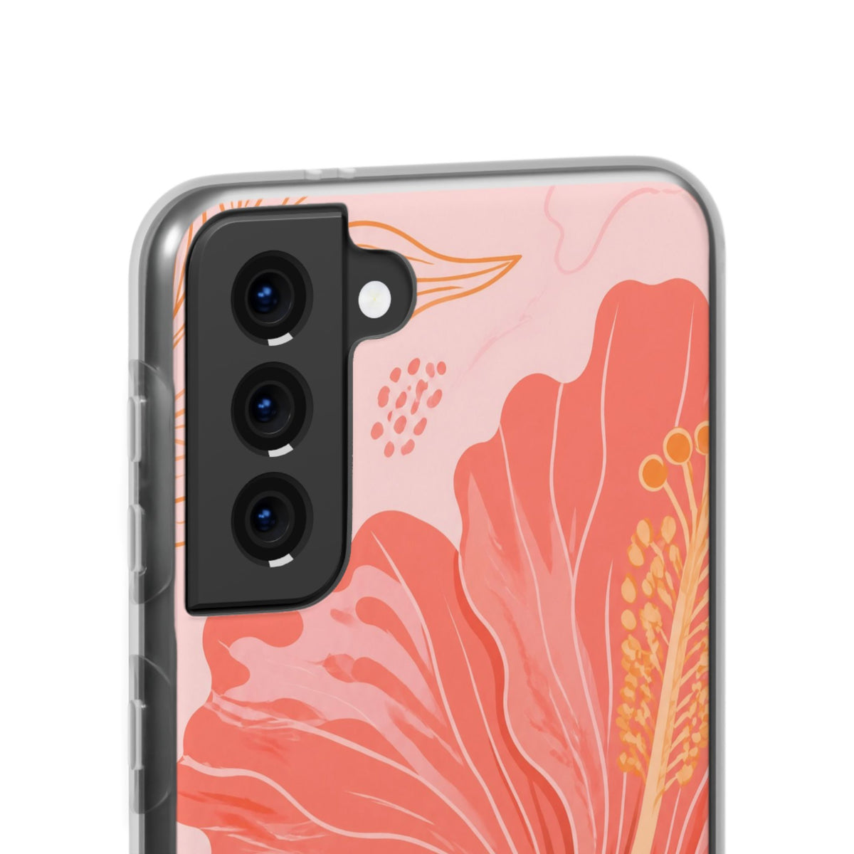 Coral Hibiscus | Clear Case — product image 21