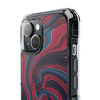 Velvet Marble | Clear MagSafe Case