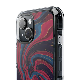 Velvet Marble | Clear MagSafe Case