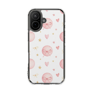 Bow Charm | Clear MagSafe Case
