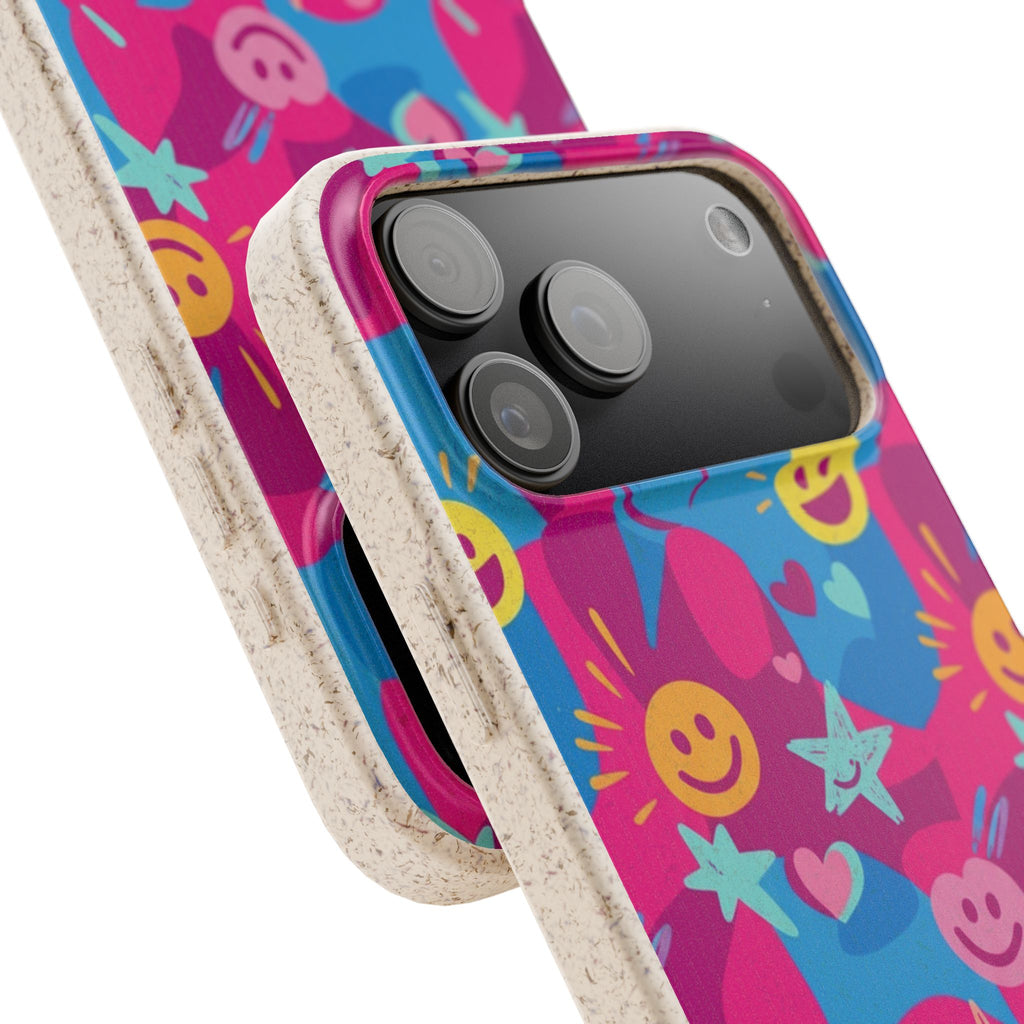 Smiley Doodle | Biodegradable Case
