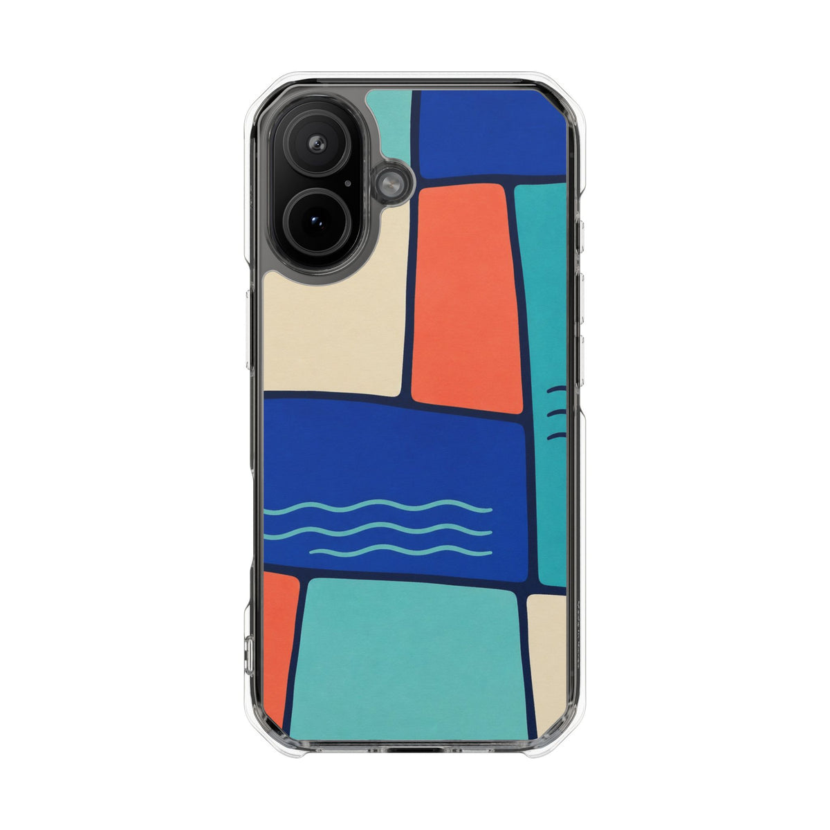 Seaglass Windowpane | Clear MagSafe Case — product image 14