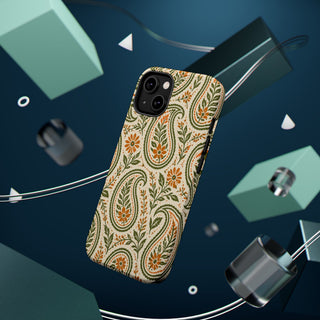 Olive Paisley | Tough MagSafe Case — product image 45
